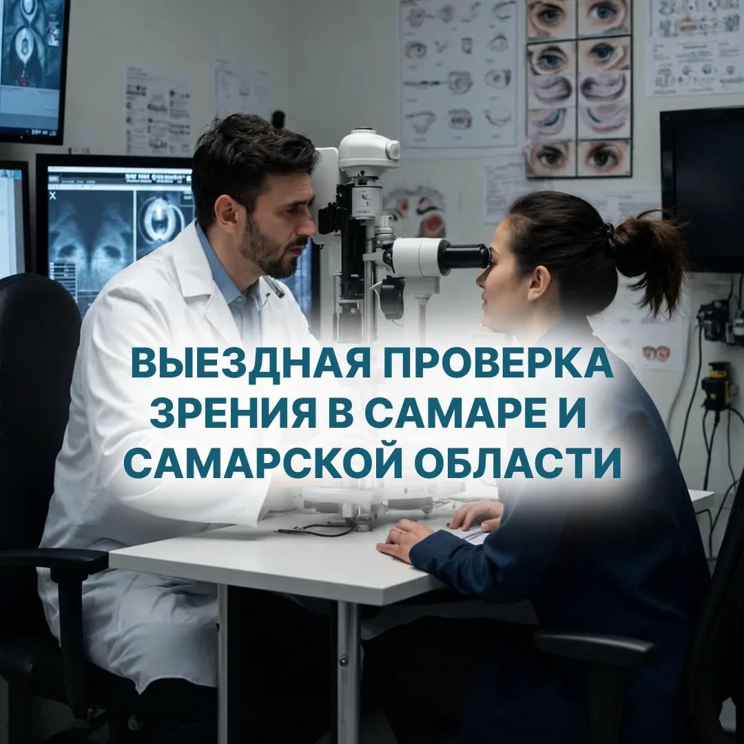 Рассчитайте стоимость выездной проверки зрения для сотрудников вашей компании