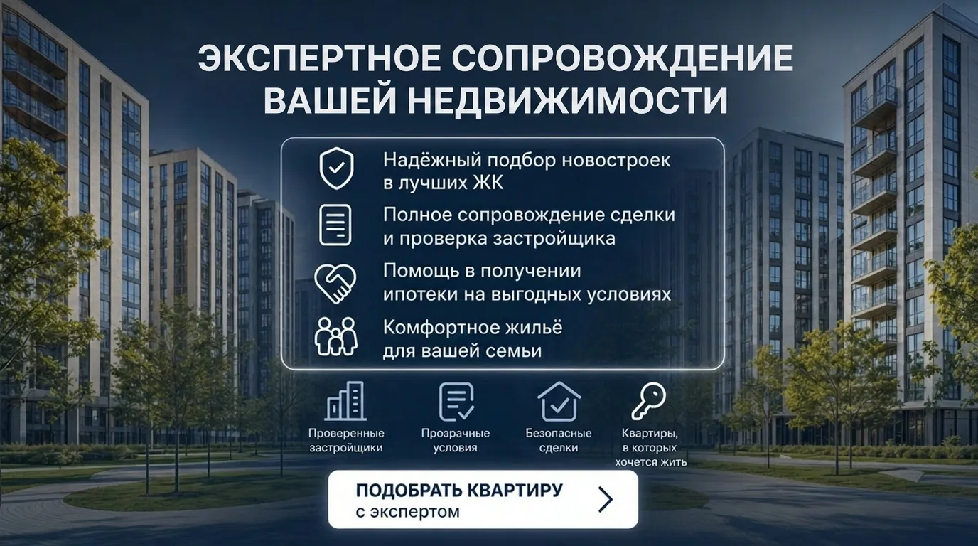 Подберём лучшие квартиры и условия под ваш бюджет